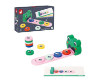 Janod Drewniana układanka logiczna Algorytmy Żaba - 1608175 - zdjęcie 3
